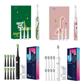 Pachet Promo Periute de dinti electrice family (Verde & Roz + Negru & Alb)